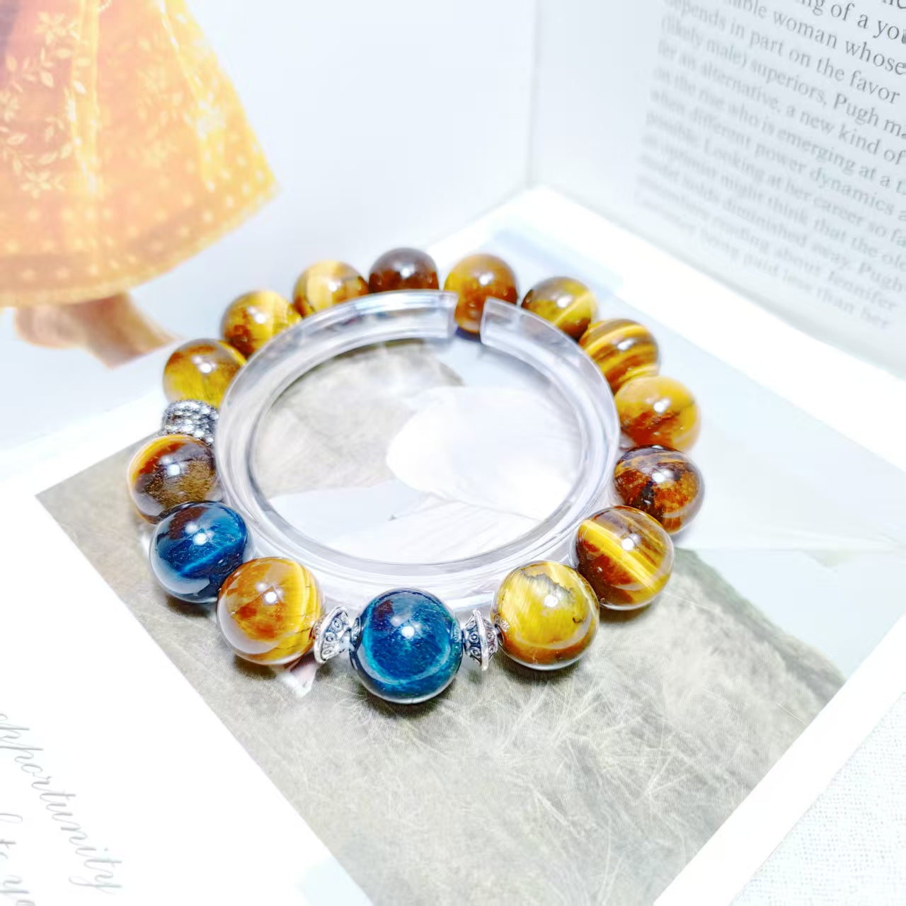 Boost self-confidence and Increase courage  tiger's eye braclet